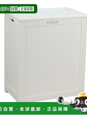 自营 Oceanstar Storage 洗衣篮，白色 美国奥莱直发