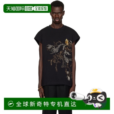 香港直邮潮奢 Dries Van Noten 德赖斯 范诺顿 男士 黑色 Embroid