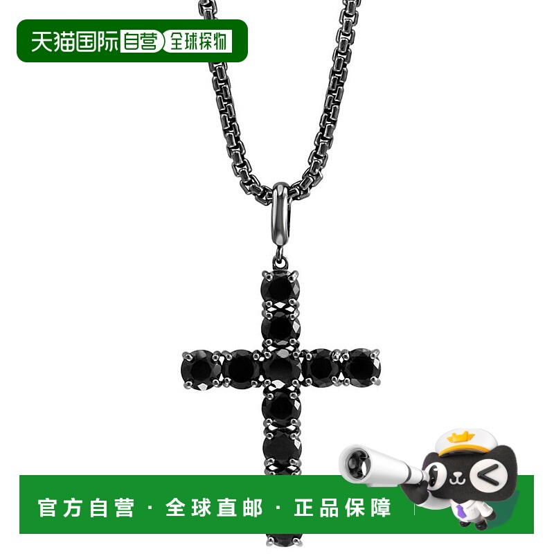 美国直邮effy 男士 项链纯银吊坠宝石金色白金珠宝蓝宝石玫瑰