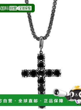 美国直邮effy 男士 项链纯银吊坠宝石金色白金珠宝蓝宝石玫瑰