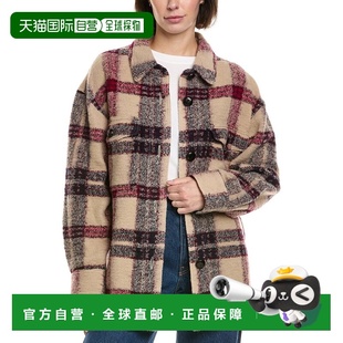 自营Isabel Marant Etoile Harveli Wool-Blend Jacket - red 美