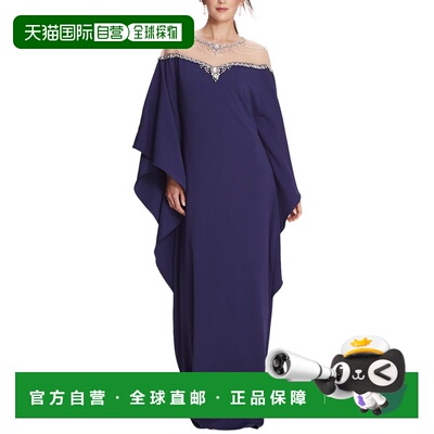 自营Marchesa Notte Gown - navy 美国奥莱直发
