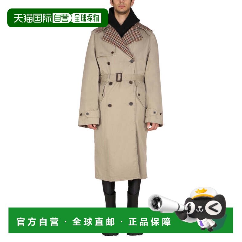 自营balenciaga双面双面大Trench风衣，搭配现代风格的中性设计