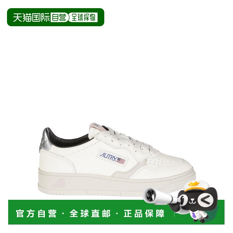 自营autry奖牌获得者低女式运动鞋-白色 美国奥莱直发