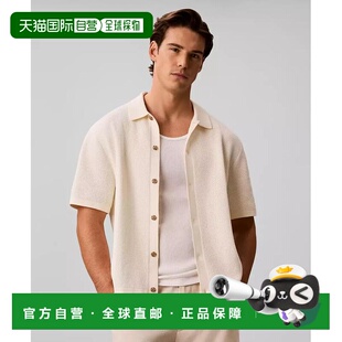 【美国直邮】calvin klein/凯文克莱 男士 毛衣短袖针织开衫