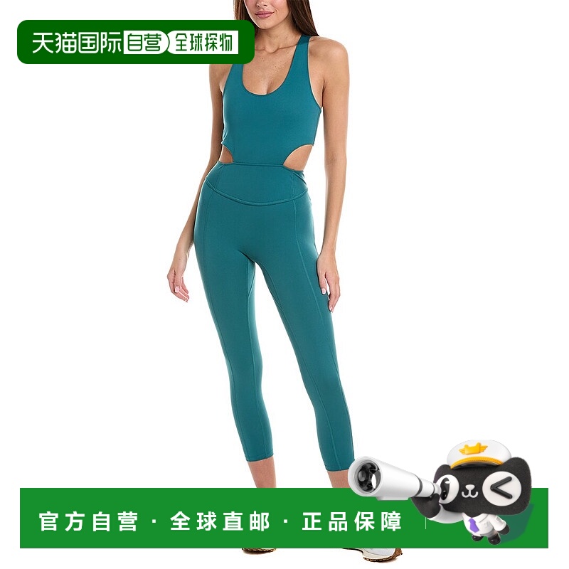 自营Free People Back It Up Jumpsuit - green 美国奥莱直发