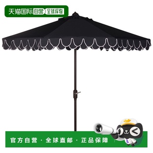 自营 safaviehElegant Valance 11Ft Rnd 雨伞 - 海军蓝/白色 美