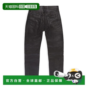 黑色 自营purple 黑色紧身牛仔裤 BEAUTY 美国奥 brand皮革长裤