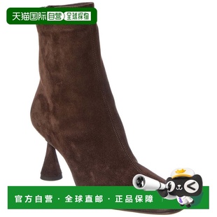 自营Aquazzura Amore 75 Suede Boot - brown 美国奥莱直发