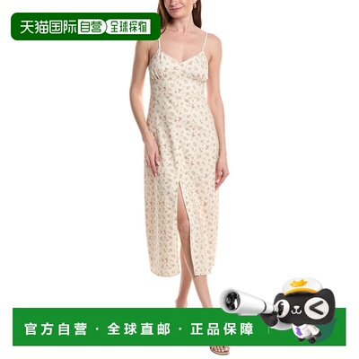 自营saltwater luxeSalwater Luxe Tank Midi连衣裙-象牙色 美国