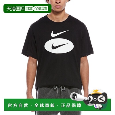 自营Nike Sportswear Swoosh T-Shirt - Black 美国耐克奥莱直发
