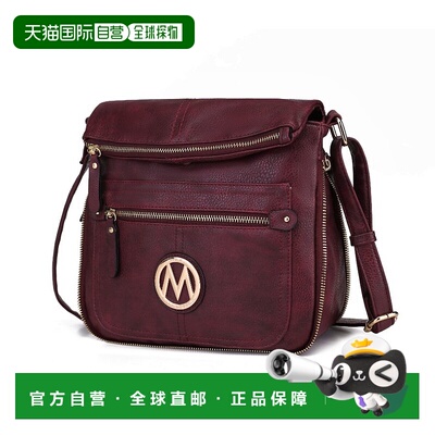自营 mia k collectionLuciana Vegan Leather Crossbody Handbag