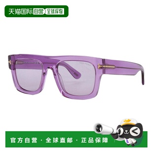 透明紫色边框和紫色镜片 福特方形全边框 紫 ford汤姆 自营tom