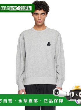 1h可退 香港直邮潮奢 Isabel Marant 伊莎贝尔 玛兰 男士 灰色 Mi