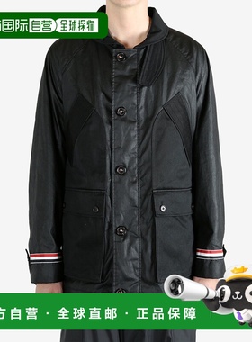 美国直邮THOM BROWNE - Men Cropped Shawl Collar Field Jacket
