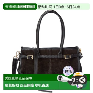 Sadie York New 美国奥莱直发 Tote black Suede 自营Persaman