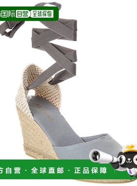 自营 ALOHAS Clara Espadrille - 灰色 美国奥莱直发女鞋凉鞋坡跟