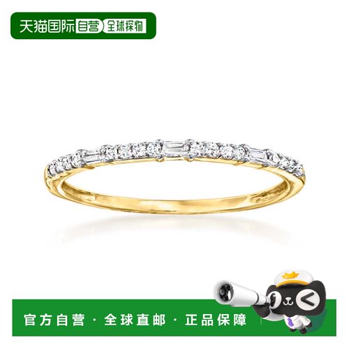 自营RS Pure by Ross-Simons Diamond Ring in 14kt Yellow Gold