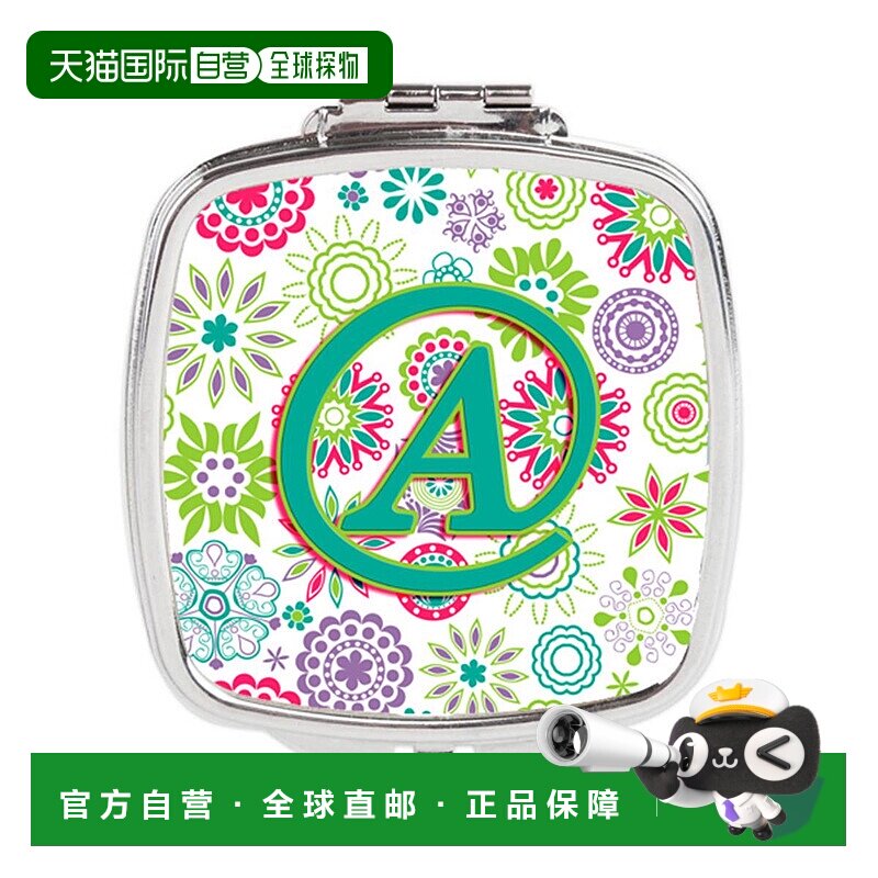 自营 Carolines Treasures CJ2011-ASCM Letter a Flowers 正品