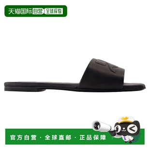 自营 Heritage Shadow凉鞋-Courreges-皮革-黑色-黑色 美国奥莱直