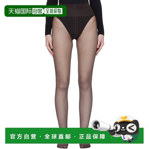 1h可退 香港直邮潮奢 Wolford 女士 棕色 Individual 10 Back Sea