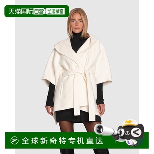 belle bloomJackson 自营 美国奥 Landing羊毛混纺斗篷 奶油色