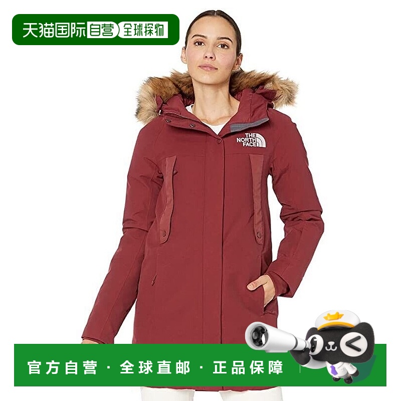 自营 The North Face New Outerborough NF0A4R3J6R3女式红色派克