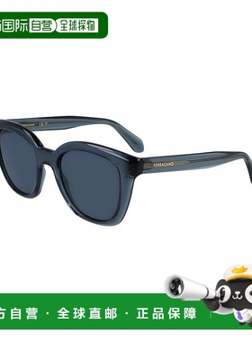 自营salvatore ferragamo菲拉格慕女式SF2000S 52mm太阳镜-白色