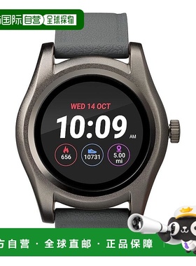 自营 TIMEX iConnect经典触摸屏智能手表心率蓝牙中性手表-灰色