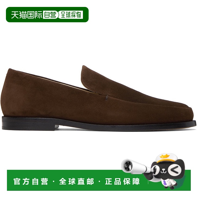 1h可退 香港直邮潮奢 KHAITE 女士 棕色 Alessio 乐福鞋 F4042726