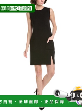 自营Max Mara Studio Parata Shift Dress - black 美国奥莱直发