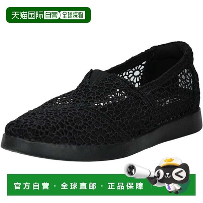 自营Toms Alpargata Plus Loafer Women's Black Moroccan Croche
