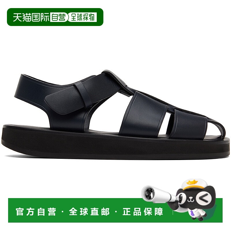 1h可退 香港直邮潮奢 The Row 女士 海军蓝 Fisherman 凉鞋 F1203