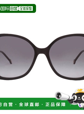 自营Carolina Herrera Grey Butterfly Ladies Sunglasses CH 002