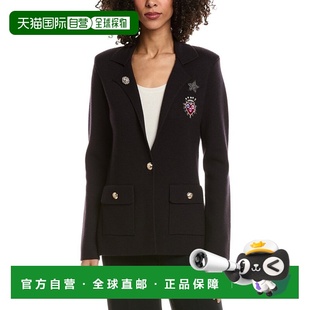 自营cinq a septCinq à Sept Laynee Wool-Blend Blazer - blue