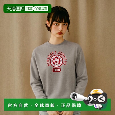 1h可退 【美国直邮】adidas 阿迪达斯 女士复古风格圆领 Nebraska