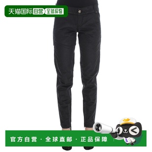 Scervino 黑色 棉混纺常规版 长裤 美国奥莱 型女式 自营Ermanno