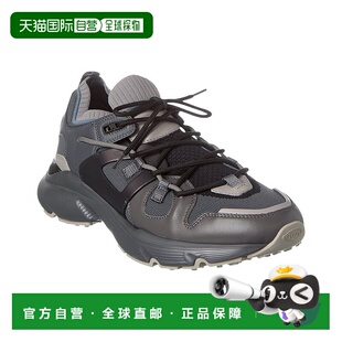 灰色 sTOD皮革网眼运动鞋 美国奥莱直发 tod 自营