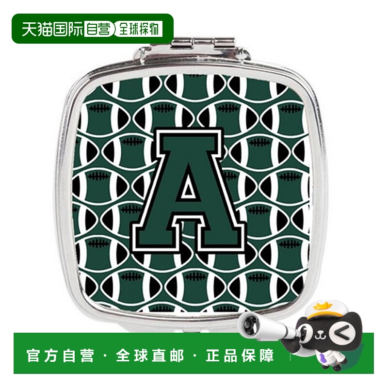 自营 Carolines Treasures CJ1071-ASCM 字母 A 足球绿色和正品