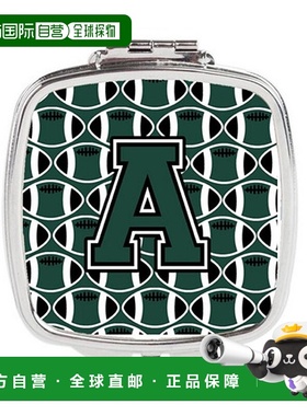 自营 Carolines Treasures CJ1071-ASCM 字母 A 足球绿色和正品