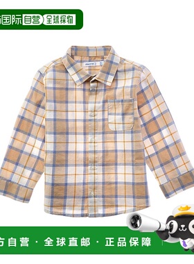 自营Mayoral Baby Checkered Shirt - beige 美国奥莱直发