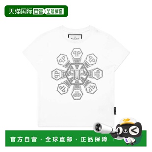 Round Neck 自营philipp Monogram shirt Strass whi pleinT