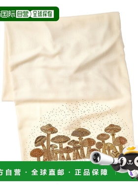 自营Jonathan Adler Mushrooms Embellished Throw - gold 美国奥