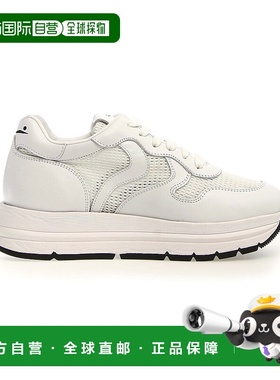 自营VOILE BLANCHE Maran网眼皮革运动鞋-白色 美国奥莱直发厚底