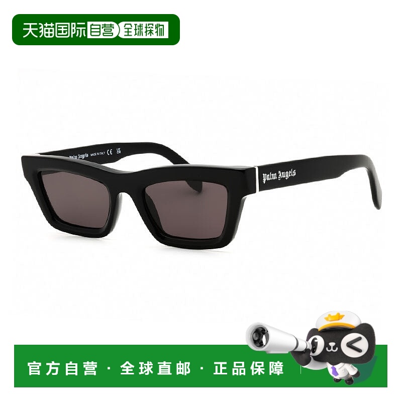 自营Palm Angels Sunglasses Cat Eye Full Rim, Black Yellow Fr