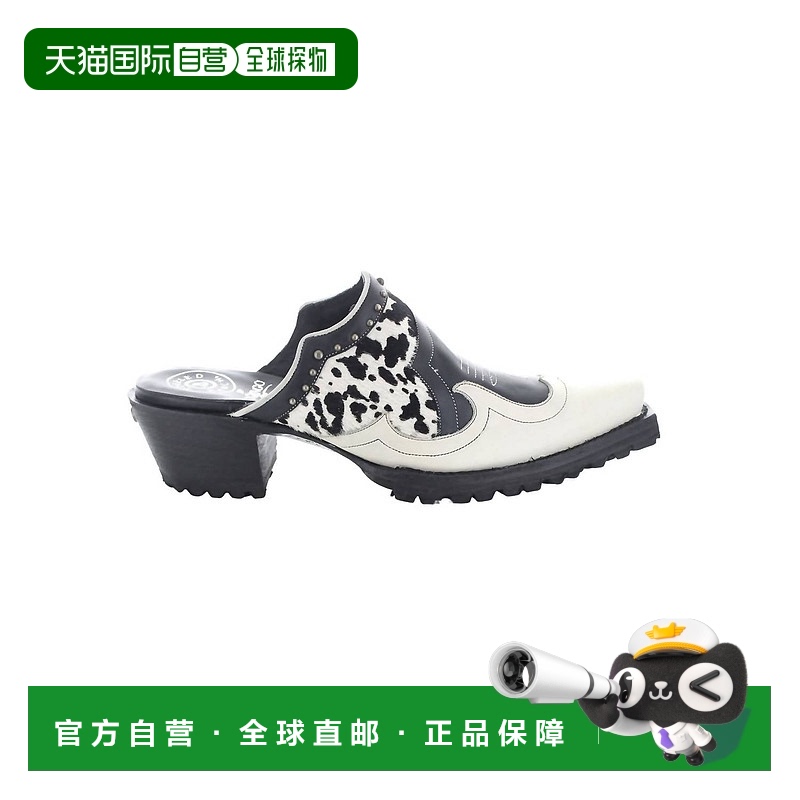 自营 old gringo黑色女式Maverick Mule 美国奥莱直发穆勒鞋