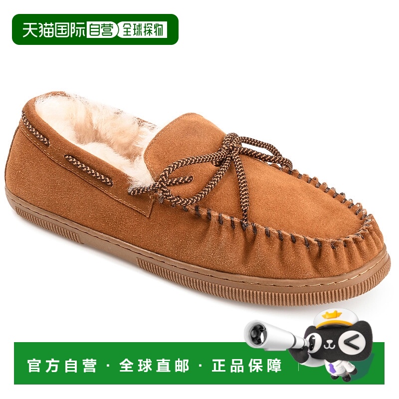 自营Territory Meander 正品羊皮莫卡辛拖鞋 - 棕褐色 美国奥莱直