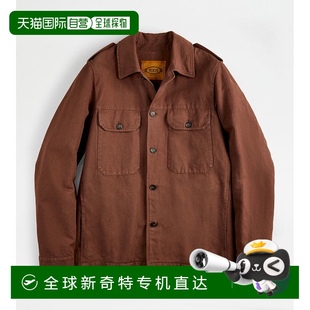 棕色 自營(yíng)tod 夾克大口袋 美國(guó)奧萊 s襯衫 直發(fā)