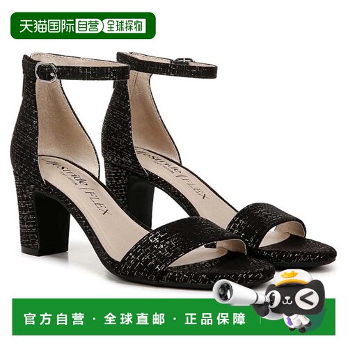 自营LifeStride Florence I9377S5002凉鞋女士青铜色脚踝绑带HTAT