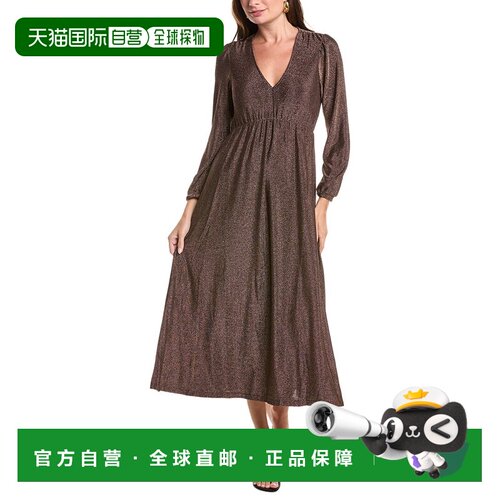 自营johnny wasJohnny是Farrah Rouge长裙-棕色 美国奥莱直发